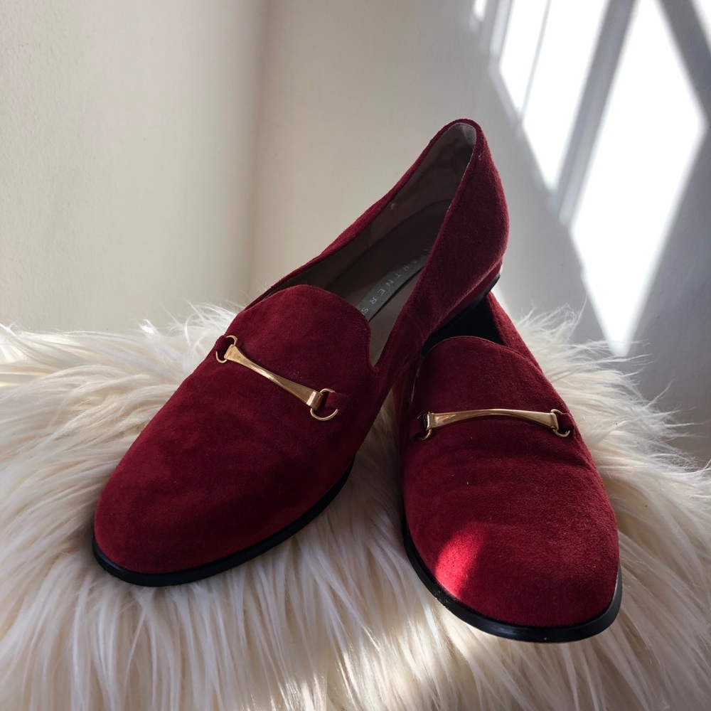 Vintage Red Loafers